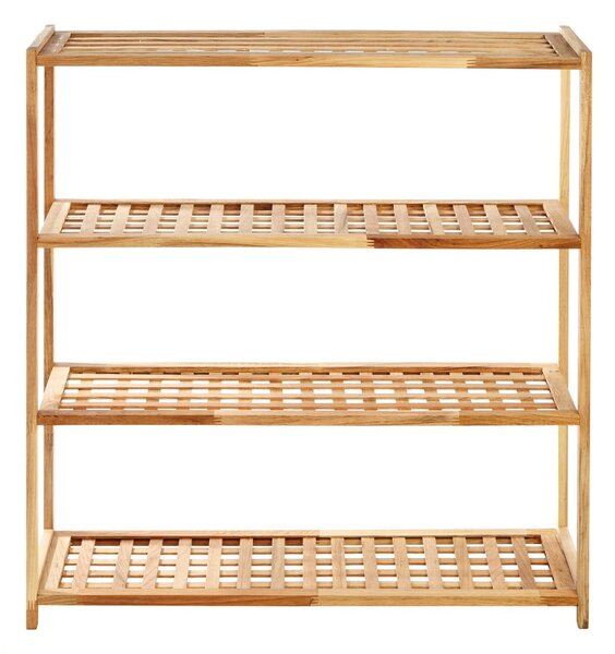 Szafka na buty z litego drewna orzechowego w naturalnym kolorze – Premier Housewares
