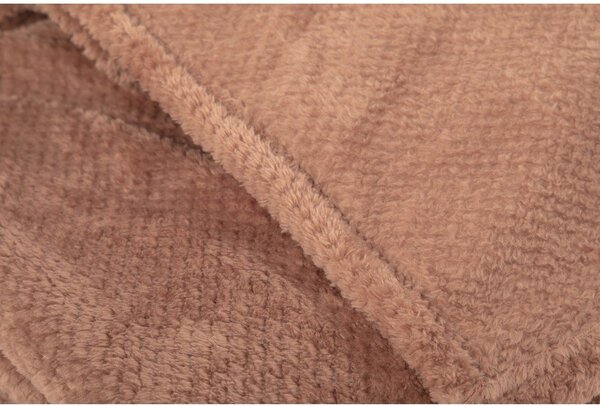 Brązowy koc z mikropluszu 150x200 cm Pippa – Tiseco Home Studio