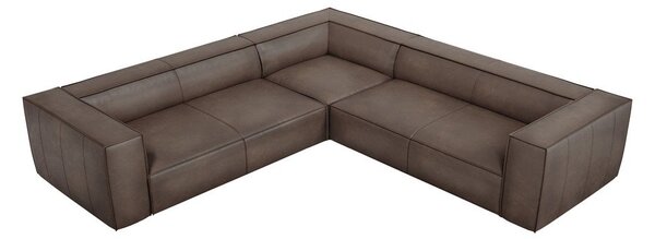 Brązowy skórzany narożnik (róg zmienny) Madame – Windsor & Co Sofas