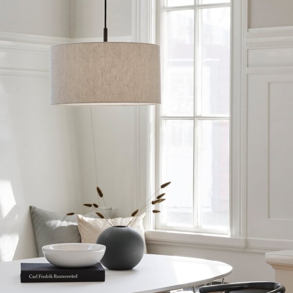 Lampa Wisząca Belid, Soft, ściemnialny, salon, tkanina | tekstylia, skandynawski
