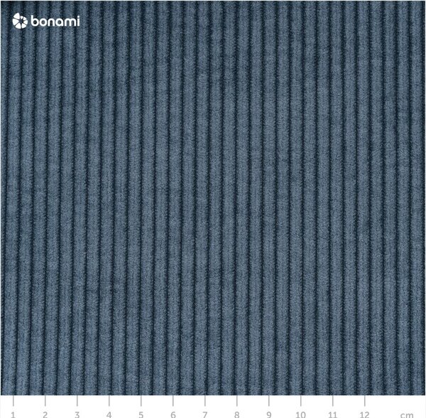 Niebieska sztruksowa sofa 200 cm Lean – Karup Design