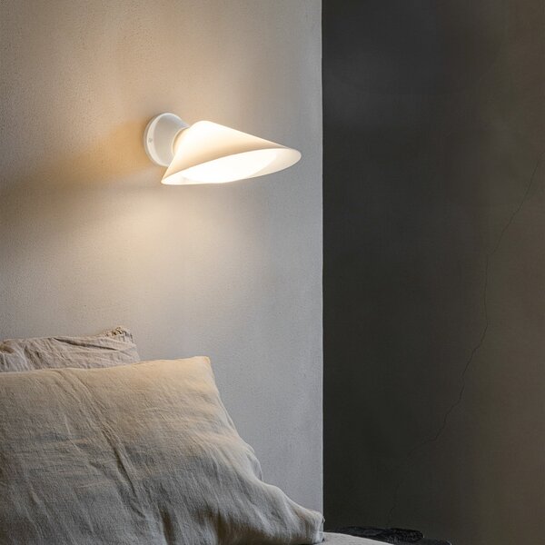 Lampa Ścienna DCW, Plume, ściemnialny, biały, sypialnia, aluminium, design