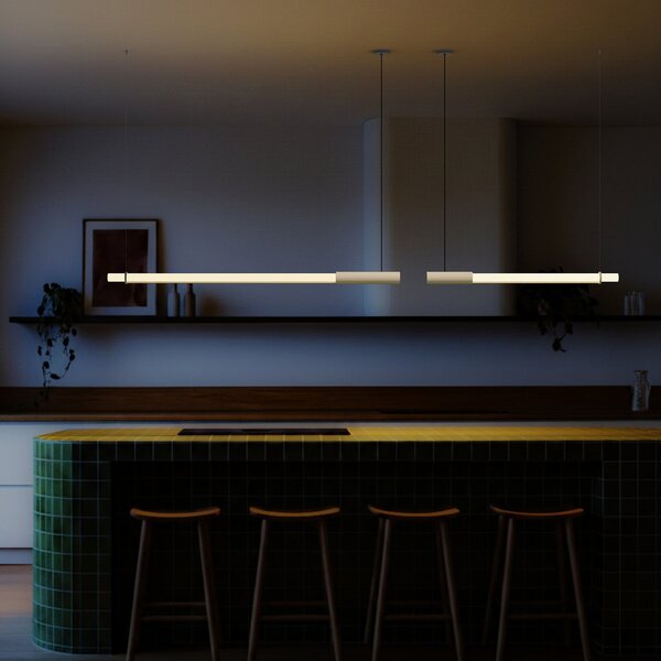 Lampa Wisząca DCW, In Fine, ściemnialny, biały, aluminium, design
