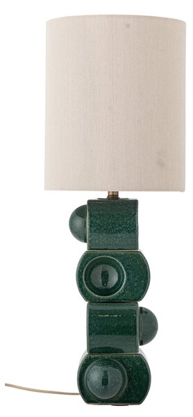 Lampa Stołowa Bloomingville, Lio, czarny, sypialnia, ceramika, skandynawski