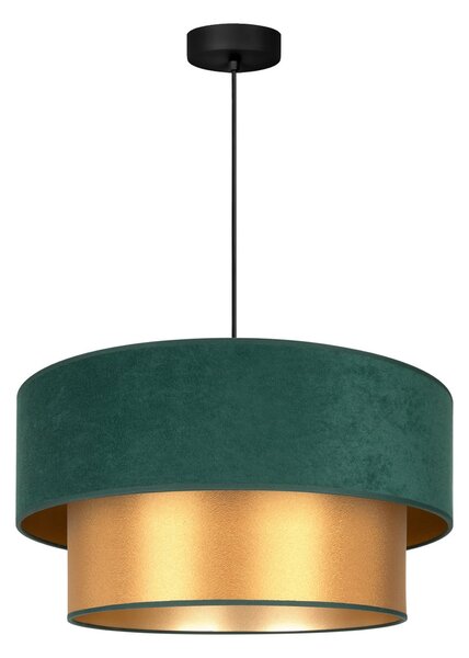 Lampa Wisząca Duolla, Dorina, zielony, sypialnia, tkanina | tekstylia, młodzieżowy