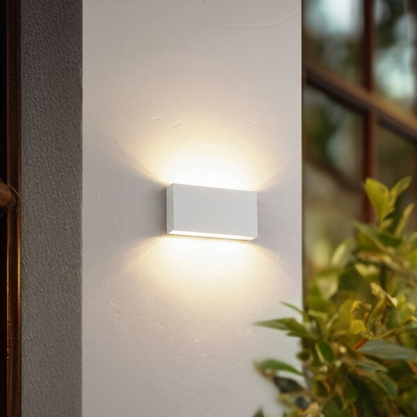 Zewnętrzna Lampa Lindby, Jarte, biały, tworzywo sztuczne, nowoczesny