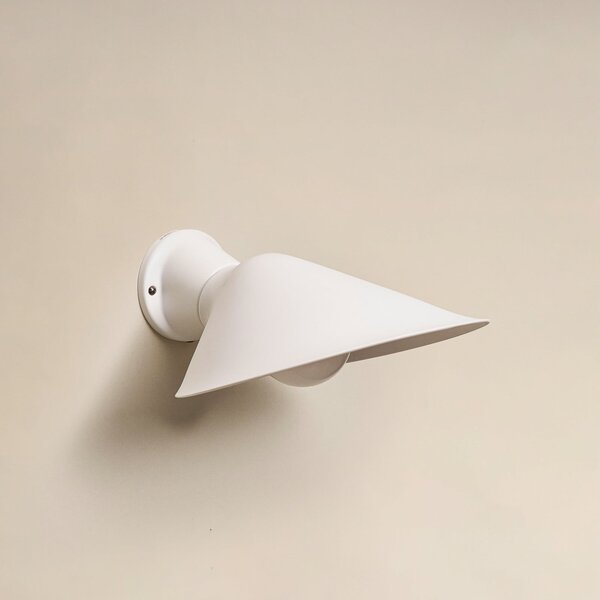 Lampa Ścienna DCW, Plume, ściemnialny, biały, łazienka, aluminium, design