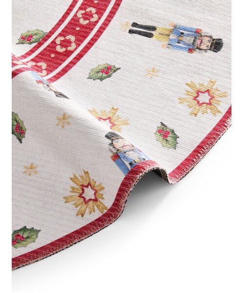 Czerwony okrągły dywan ze świątecznym motywem ø 160 cm Toy's Delight Nutcracker – Villeroy&Boch