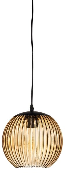 Lampa Wisząca Bloomingville, Sybia, ściemnialny, brąz rdzawy, jadalnia, szkło, skandynawski
