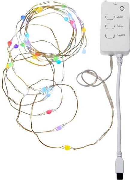 Girlanda świetlna na USB liczba żarówek 30 szt. długość 300 cm Smart Strip – Star Trading