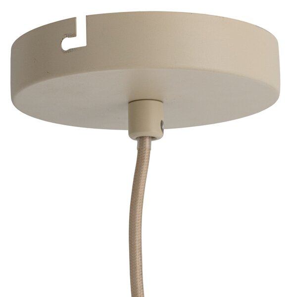 Lampa Wisząca Bloomingville, Piola, ściemnialny, beżowy, jadalnia, tkanina | tekstylia, skandynawski
