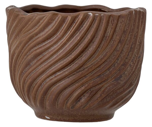 Kamionkowa ręcznie wykonana osłonka na doniczkę ø 14 cm Sella – Bloomingville