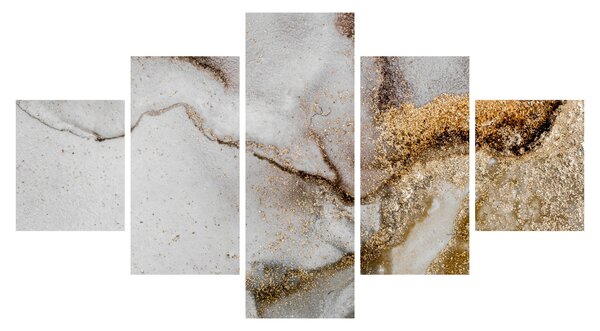 Obraz - Atrament marmurkowy (125x70 cm)