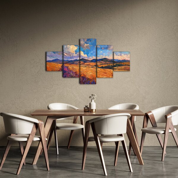 Obraz - Obraz olejny przedstawiający krajobraz (125x70 cm)