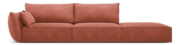 Czerwony szezlong (lewostronny) Vanda – Mazzini Sofas