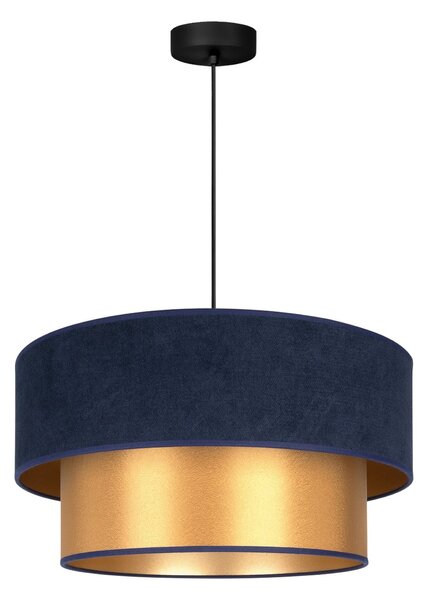 Lampa Wisząca Duolla, Dorina, niebieski, sypialnia, tkanina | tekstylia, młodzieżowy