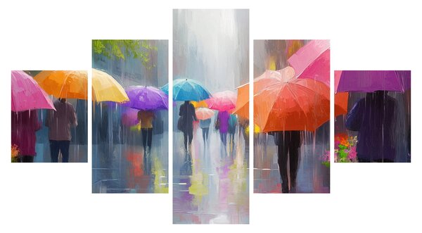 Obraz - Deszczowy dzień (125x70 cm)