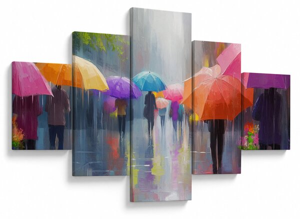 Obraz - Deszczowy dzień (125x70 cm)