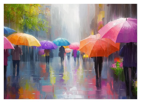 Obraz - Deszczowy dzień (70x50 cm)