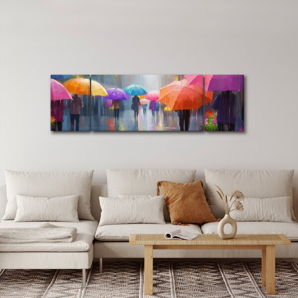 Obraz - Deszczowy dzień (170x50 cm)
