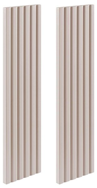 Rodan Panele Boczne do Szafki z Lustrem 14 cm - Kaszmir - MDF - Zestaw 2 szt. - FLOW