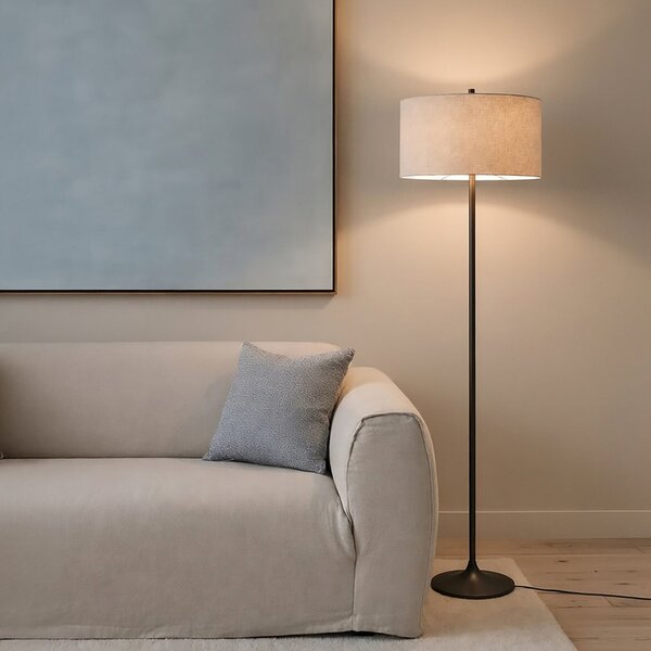 Lampa Podłogowa Belid, Soft, sypialnia, tkanina | tekstylia, skandynawski