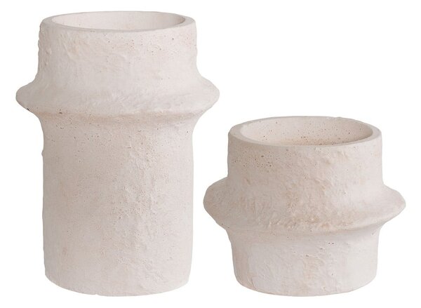 Świeczniki z cementu na świeczkę typu tealight zestaw 2 szt. – House Nordic