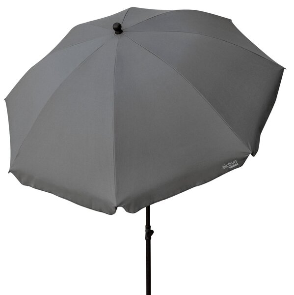 Parasol ogrodowy Parasol 240 cm - UV30 - Szary - Elastyczny drążek