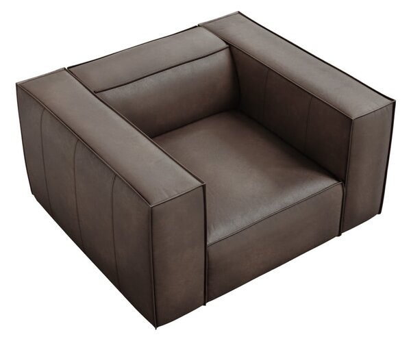 Brązowy skórzany fotel Madame – Windsor & Co Sofas