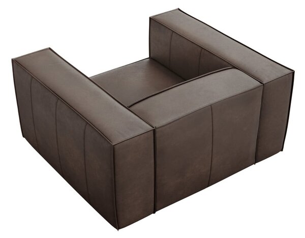 Brązowy skórzany fotel Madame – Windsor & Co Sofas