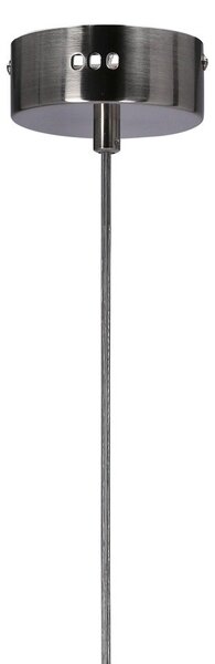 Fioletowa lampa wisząca LED ze szklanym kloszem Lukka – Candellux Lighting
