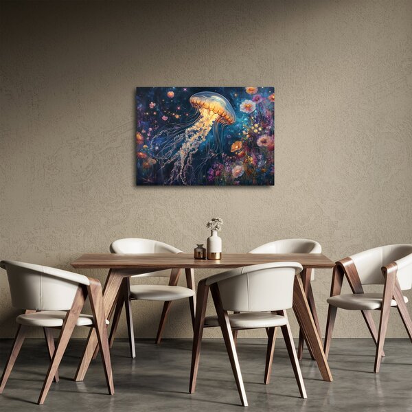 Obraz - Magiczna meduza (70x50 cm)