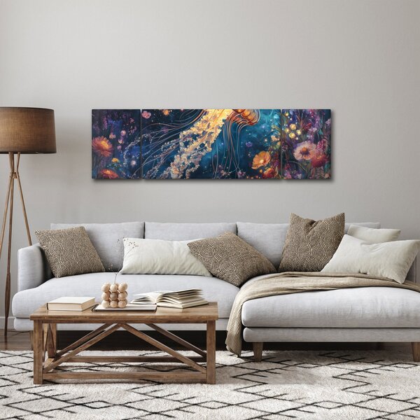 Obraz - Magiczna meduza (170x50 cm)