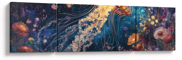 Obraz - Magiczna meduza (170x50 cm)