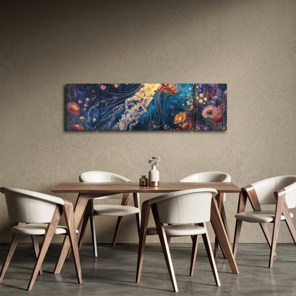 Obraz - Magiczna meduza (170x50 cm)