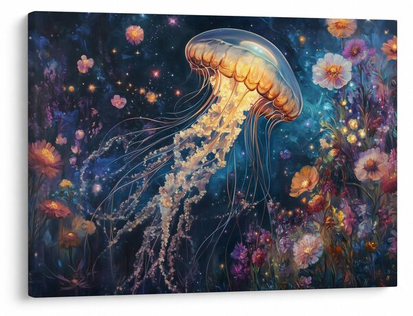 Obraz - Magiczna meduza (70x50 cm)