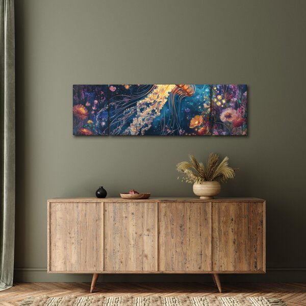 Obraz - Magiczna meduza (170x50 cm)