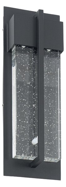 Zewnętrzna Lampa Lucande, Velune, czarny, aluminium, nowoczesny