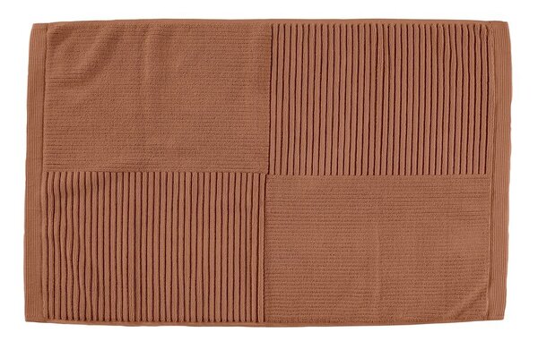 Dywanik łazienkowy w kolorze terakoty 50x80 cm Classic – Zone