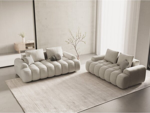 Beżowa sofa 200 cm Linz – Cosmopolitan Design