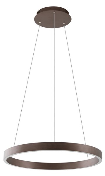 Lampa Wisząca Lucande, Yonam, ściemnialny, brąz rdzawy, salon, aluminium, nowoczesny
