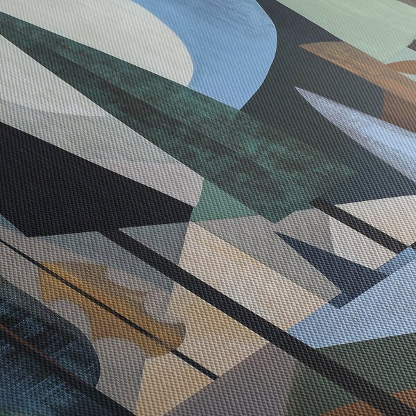 Obraz - Naturalna geometria abstrakcyjna II. (170x50 cm)