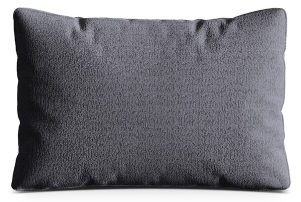 Ciemnoszara poduszka na sofę z materiału bouclé Kemi – Cosmopolitan Design