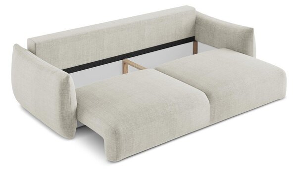 Beżowa rozkładana sofa 230 cm Leila – Makamii