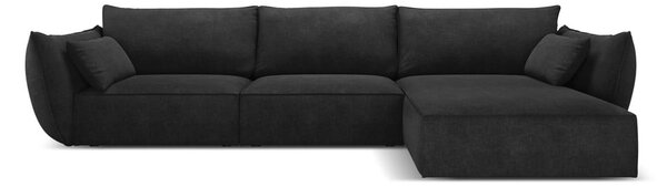 Ciemnoszary narożnik (prawostronny) Vanda – Mazzini Sofas