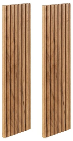 Rodan Panele Boczne do Szafki z Lustrem 14 cm - Dąb Craft - MDF - Zestaw 2 szt. - ELEGANCE