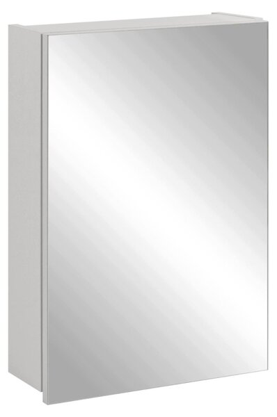 Rodan Szafka Łazienkowa z Lustrem 40 cm - Szara - Wisząca - Bezuchwytowa - 1-drzwiowa