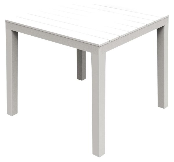 Moduowy kwadratowy stó ogrodowy z polipropylenu, 78 x 78 x 73 cm (wys.) – biay
