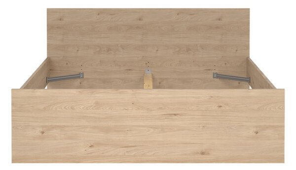 Łóżko dwuosobowe w dekorze dębu 160x200 cm Naia – Tvilum