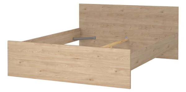 Łóżko dwuosobowe w dekorze dębu 160x200 cm Naia – Tvilum